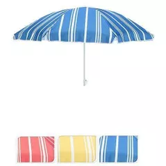 Зонт садовый Promstore 50780 Зонт солнцезащитный Полоски D180cm, 8 спиц, со сгибом