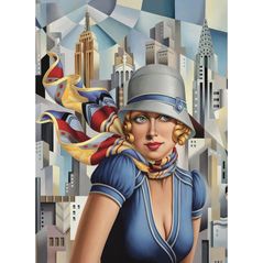 Puzzle Trefl 20251 Wooden puzzle. Vară în oraș, Catherine Abel, 200el