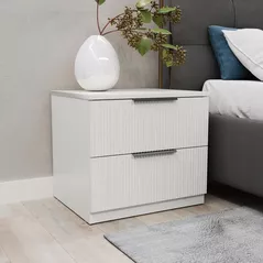 Тумбочка Bayro Murano 550x500x450 Positano белый мат