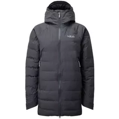 Îmbrăcăminte sport Rab Scurta dame Valiance Parka Steel 08 (QDB-05-ST-08)