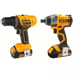 Набор электроинструментов Tolsen Set masina de insurubat + impact MP20V 2Ah (87239)