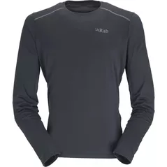 Îmbrăcăminte sport Rab Tricou barbati Force LS Tee Beluga M (QBL-07-BEL-MED)