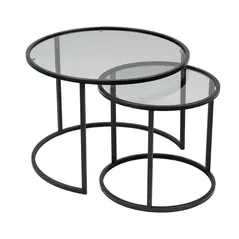 Журнальный столик Trendy Set masuta de cafea, Tokyo, Negru, 60x43x60cm