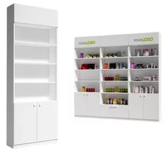 Тумба Indart Vitrina 08 (80x30x230)