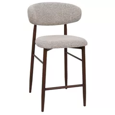 Барный стул Deco Meridian Light Brown (OTE Miami 160 Taupe) + Wooden Legs