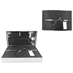 Textile de casă Promstore 53380.8 Lenjerie de pat Euro 2 NH Stripe Satin, neagra