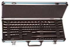 Set de tubulare, bite, duze Makita D-42385 Set 10 dalti/burghie valiza alum. 250mm
