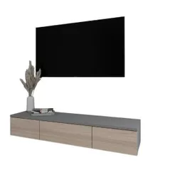 Comodă TV Smartex (16570) Т10 120 TV-Навесная Grafit+Stejar Deschis