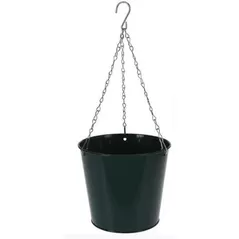 Цветочный горшок ProGarden 41811 Кашпо подвесное Ведро металлическое D18cm, H16cm