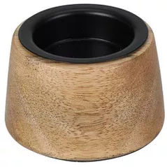 Lumânare Holland 51014 Подсвечник дерево манго 6.5x4cm, натуральный