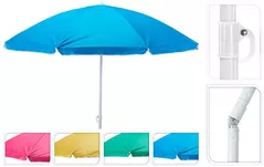 Umbrelă de gradină Holland 57439 Umbrela de soare D160cm, H180cm cu picior flexibil (în asort.)