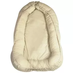 Гнездо для новорожденных Petite&Mars 353114 Babynest Feel Safe Light Beige, 90x60cm
