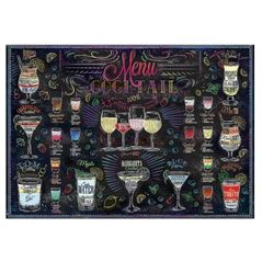 Пазл Trefl 37452 Puzzle 500. Cocktail menu