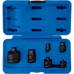 Set de tubulare, bite, duze King Tony 786P06 Set adaptor de impact 1/4" + 3/8" + 1/2" + 3/4" DR., 6 buc.