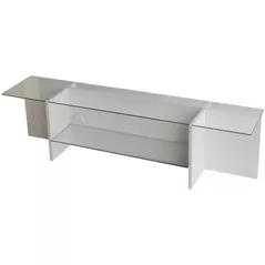 Comodă TV Trendy Evadare, Alb 158x40x35cm