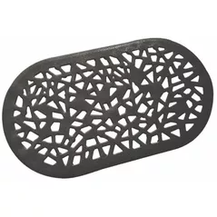 Covoraș de baie Bisk 06760 antiderapant, 68x39, negru, GRENADA