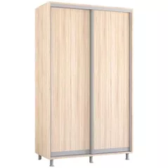 Dulap Mobildor-Lux Aron cu uși glisante (140x60x220H cm) Sonoma