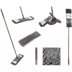 Mop și perie 5five 50298 МОП плоский 134cm PP/нерж сер