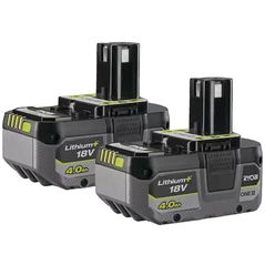 Încărcătoare și Acumulatoare RYOBI 5133005304 Acumulator 18V 4.0Ah Lithium+ RB1840X2