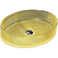 Раковина SanDonna Vela Oval Золотистая