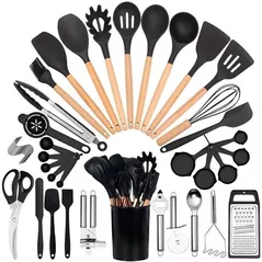 Tacămuri miscellaneous KU44BK 44pcs/set, Black
