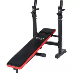 Banca pentru antrenament de forţă FunFit 4809 Black/Red