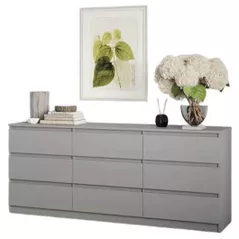Комод MebelStar NEO 9S 180x43x75.5 Grey (MBS-1327)