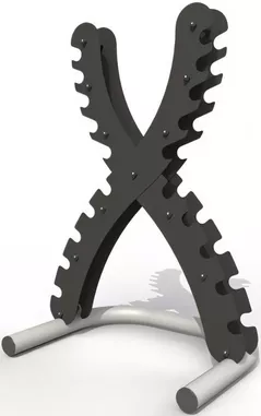 Гантель Copfer 17439 Стойка для гантелей на 10 комплектов PTP564