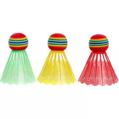 Инвентарь для бадминтона miscellaneous 3262 Fluturas badminton nylon (3 buc.) colorat BD-3323