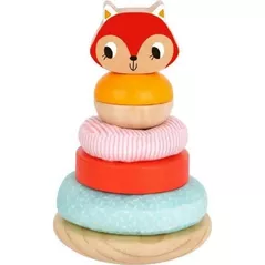 Игрушка Tooky Toy R25 / 6 (72097) деревянная пирамида лисица TH826