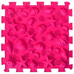 Коврик игровой Ortek 09688 Коврик-пазл массажный 26х26 cm Sea