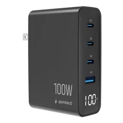 Încărcător cu fir Gembird TA-UC-1A3C-PD100-01-BK