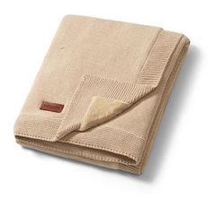 Lenjerie de pat pentru copii BabyOno 1671/02 Patura de bumbac cu captuseala de flanel (bej)