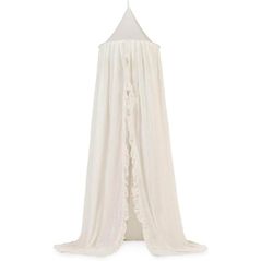 Pătuț Jollein 002-005-66041 Baldachin Vintage Ruffle Ivory, 245 cm