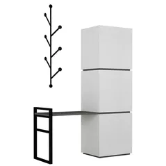 Mobilă pentru antreu Trendy Mello Alb, 109x149x39cm (GTR000946)