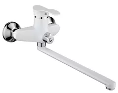 Смеситель для ванны Sandy 49012 Ergo pipa lunga, 30F, alb mat