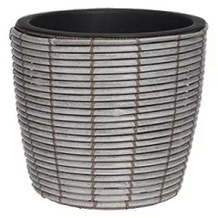 Цветочный горшок H&S 50621.1 Cercuri D40cm, H36cm, gri