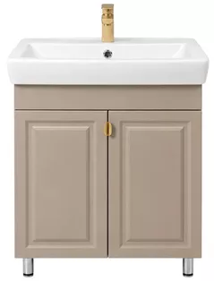 Dulap pentru lavoar Mashtab 12677 Marbela (ML) cu 2 uși 650x460x850 Alb lucios
