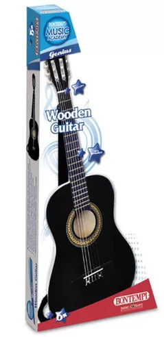 Музыкальная игрушка Bontempi 229210 Chitara clasica de lemn neagra, 92 cm, cod 46659