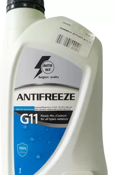 Антифриз AutoHiT G11 0.90 кг (-24C синий)