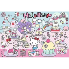 Пазл Trefl 23031 Explorează lumea lui Hello Kitty, 300el