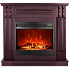 Камин электрический ArtFlame Verona black & Mirabella