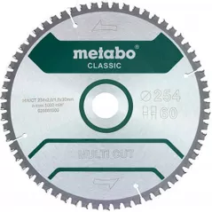 Disc de tăiere Metabo 628285000 Panza fierastrau circular Multi Cut Classic 254mm