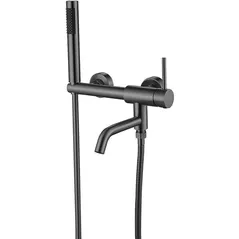 Baterie pentru cadă Mat|eco Steel на стену тёмно серый