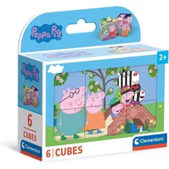 Puzzle Clementoni Cuburi Peppa Pig 2024, 6 buc (40659)