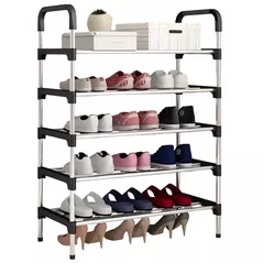 Raft pentru încălțăminte 4Life Soleo Inox/Black