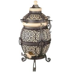 Ceaun grătar Grand Tandyr GT0012 Tandoor Saffron size XL cu capac rabatabil