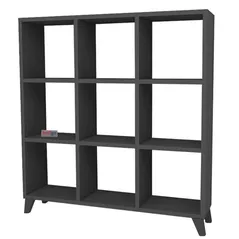 Офисный стеллаж Bofigo Квадрат, 88x19,7x100 см, Антрацит (15-08-08)