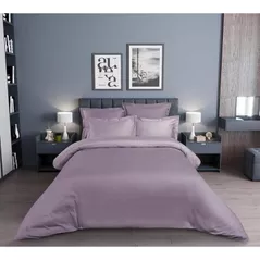 Домашний текстиль Cottony SLPSL Satin de Lux Mouve Deschis/Inchis Uniton: Euro