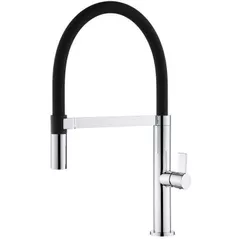 Bateria bucătărie Helika-AquaSanita 7043-001 MAGNUS Chrome+black silicone hose